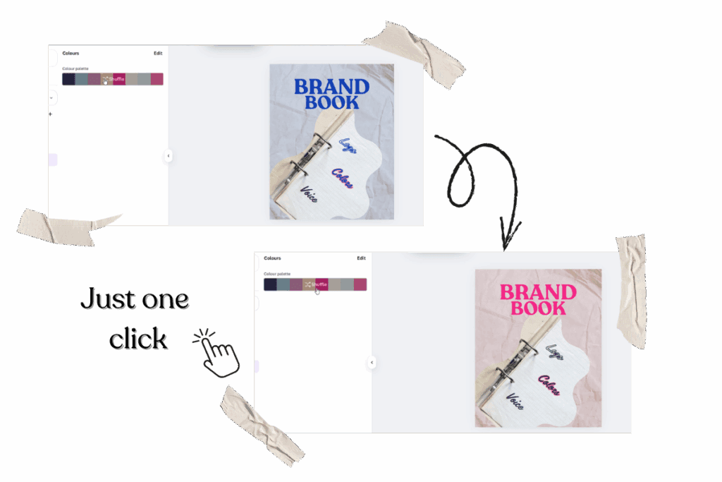Hvordan lage en brandbook for liten bedrift - Canva tips
